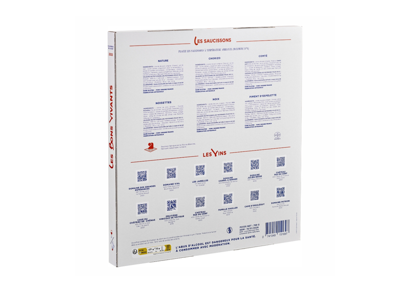 Calendrier de l'Avent Saucisson & Vin 2025