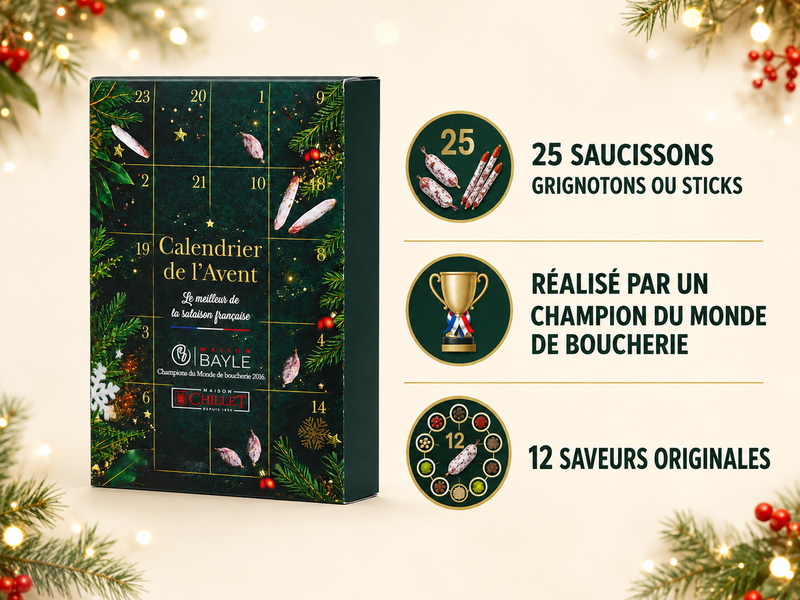Calendrier de l'Avent Saucissons Artisanaux 2026
