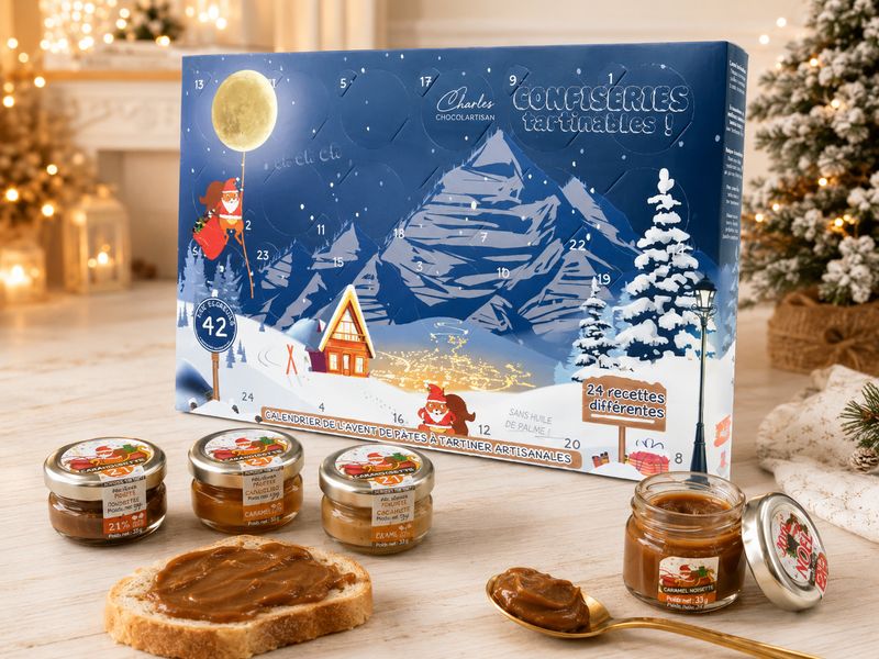 Calendrier de l'Avent Pâte à Tartiner Maître Artisan Chocolatier 2026