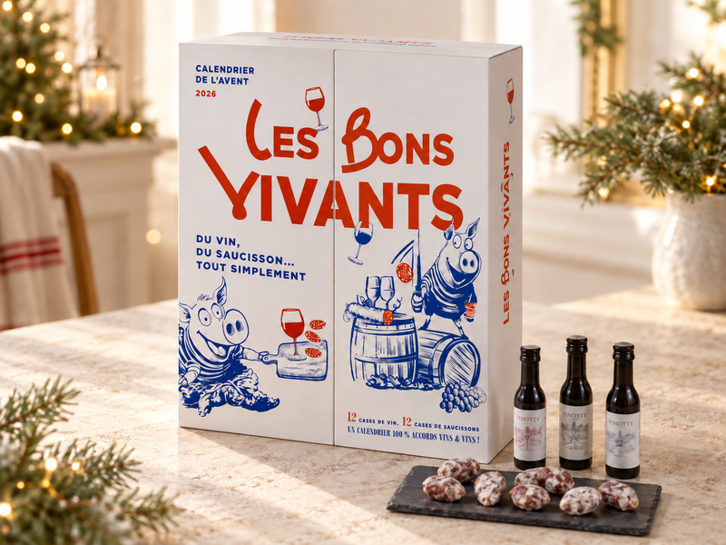 Calendrier de l'Avent Saucisson & Vin 2026