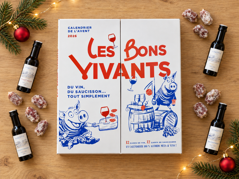 Calendrier de l'Avent Saucisson & Vin 2026