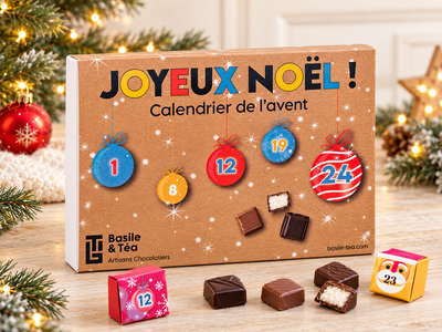 Calendrier de l'Avent Chocolats Joyeux Noël 2026