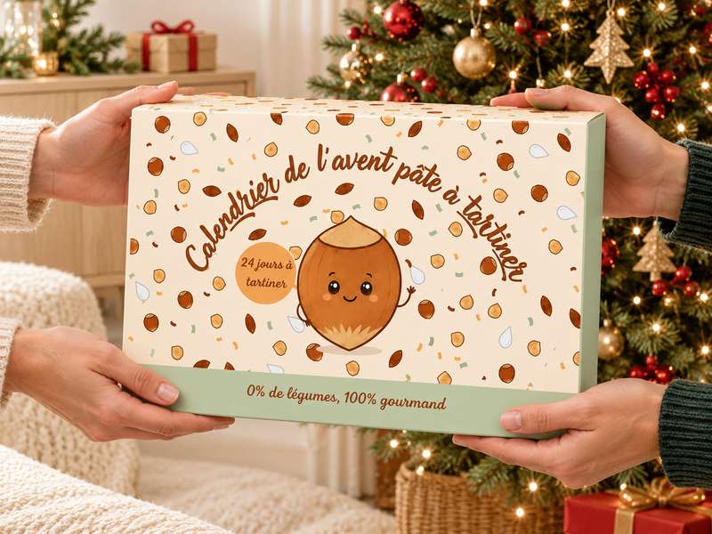Calendrier de l'Avent Pâte à Tartiner Artisanale 2026