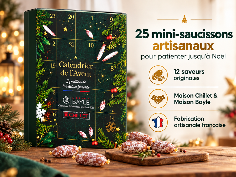 Calendrier de l'Avent Saucissons Artisanaux 2026