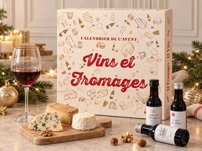 Calendrier de l'Avent Fromages & Vins 2026