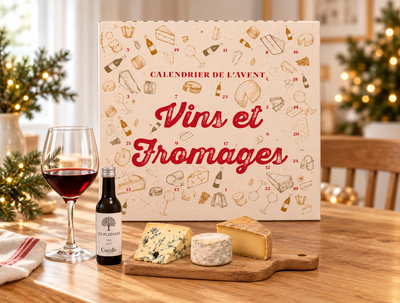 Calendrier de l'Avent Fromages & Vins 2026