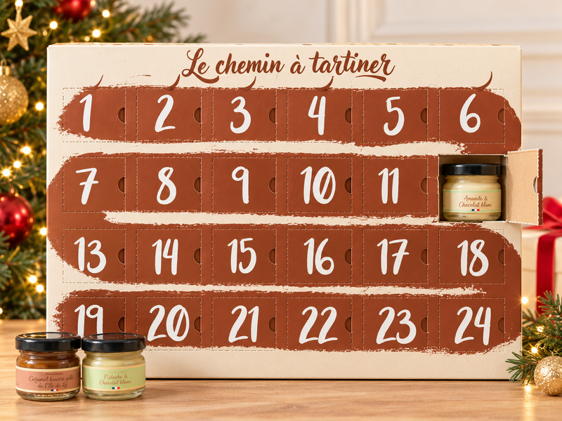 Calendrier de l'Avent Pâte à Tartiner Artisanale 2026
