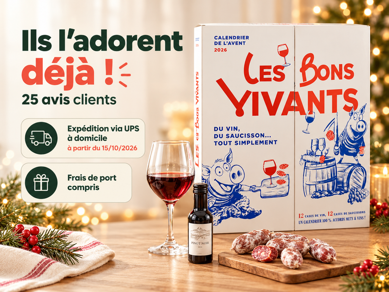 Calendrier de l'Avent Saucisson & Vin 2026