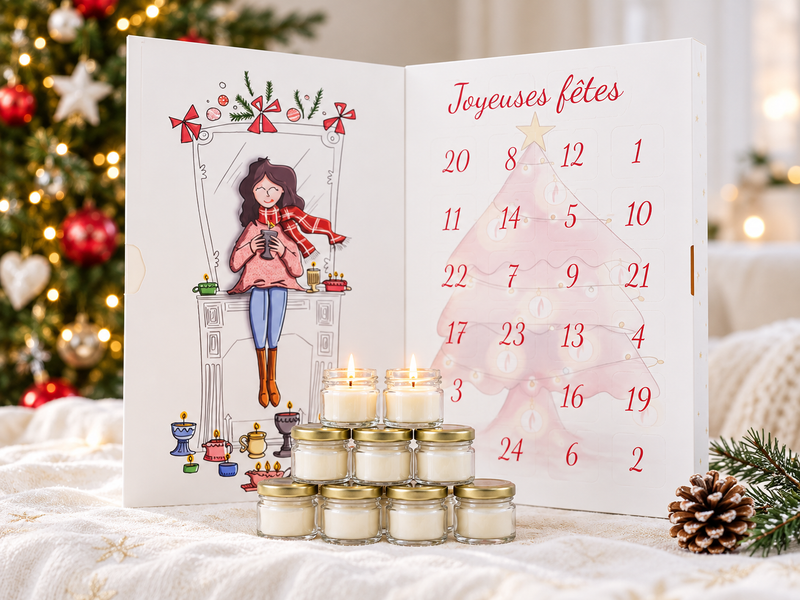 Calendrier de l'Avent Bougies Végétales 2026