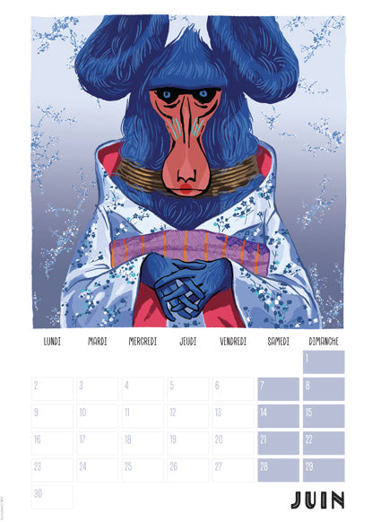 Calendrier illustré 2025 Les albums mythiques