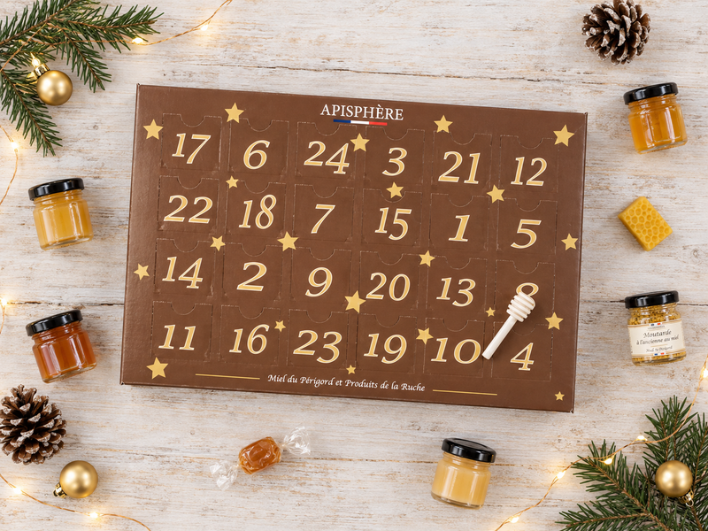 Calendrier de l'Avent Miel et Produits de la Ruche 2026