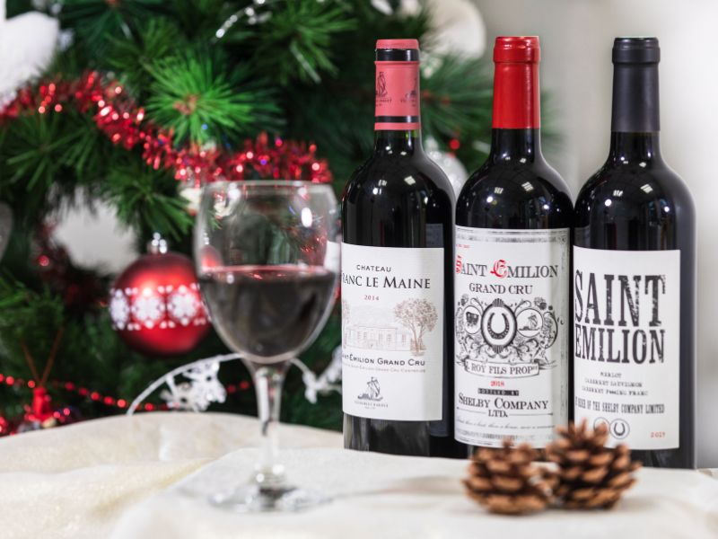 Calendrier de l'avent de vins de Bordeaux Saint Emilion 2025