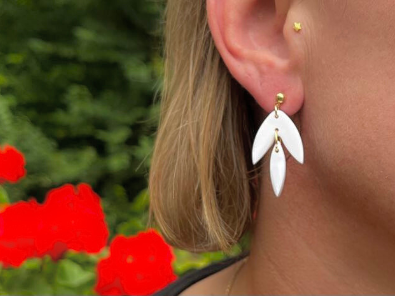 Boucles d'oreille Calla