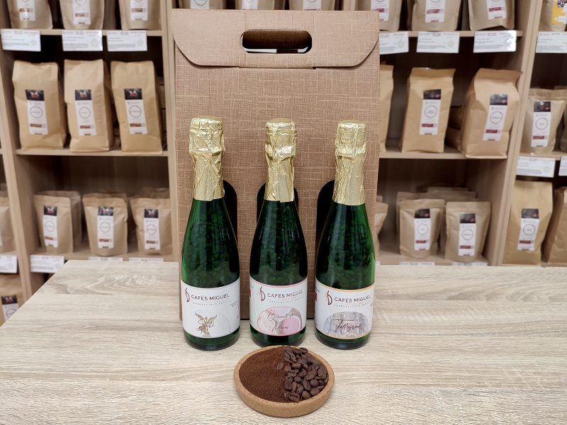 Coffret de 3 bouteilles de café de 125g