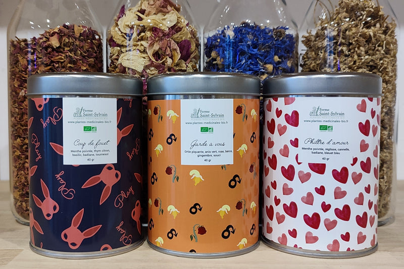 Coffret de 3 tisanes bio de 40g 