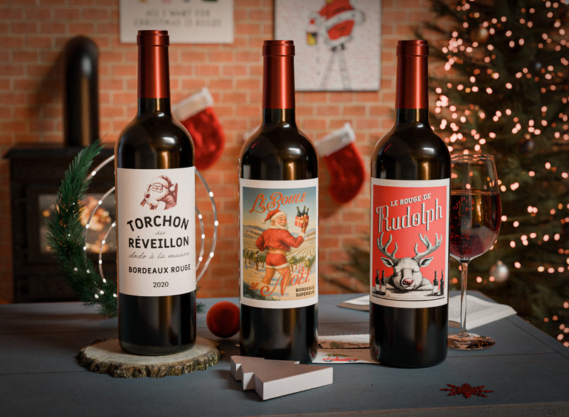 Coffret vin de Noël en Bordeaux