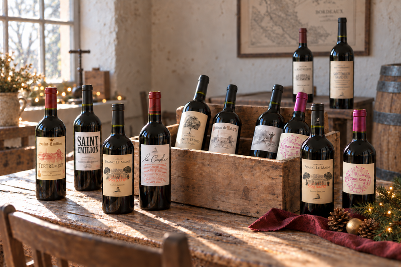 Calendrier de l'Avent de vins de Bordeaux Saint Emilion 2026