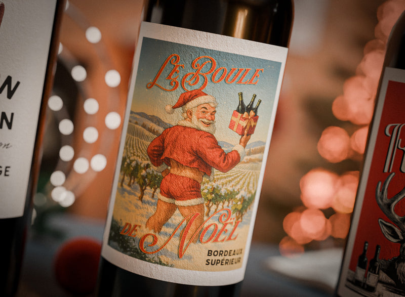 Coffret vin de Noël en Bordeaux