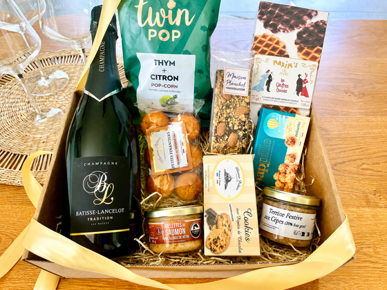 COFFRET D'EXCEPTION : CHAMPAGNE & METS