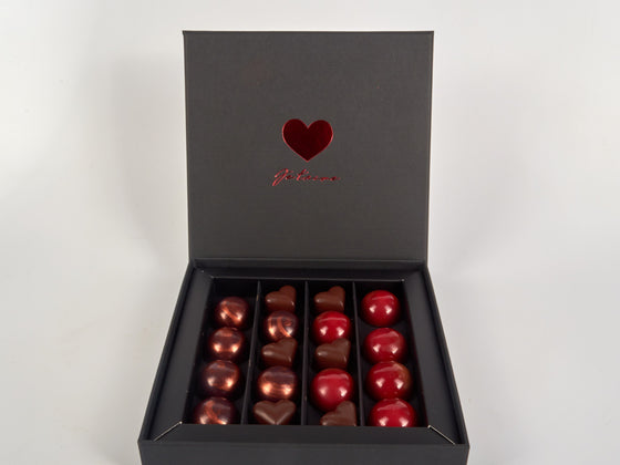 Coffret Saint Valentin boite de 16 Chocolats