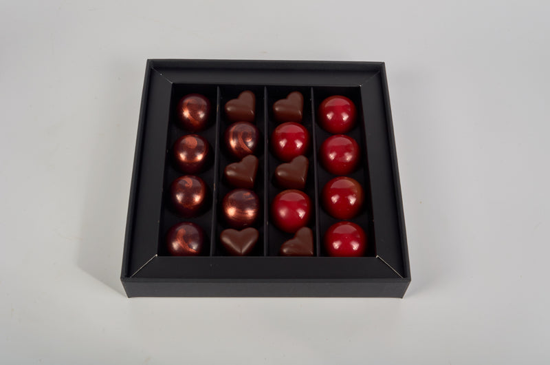 Coffret Saint Valentin boite de 16 Chocolats