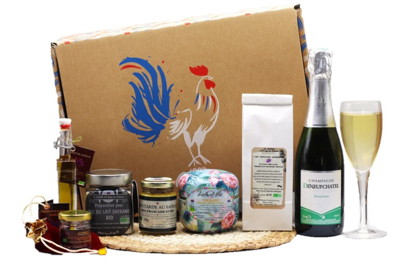 Coffret Raffiné Champgne Brut et Safran