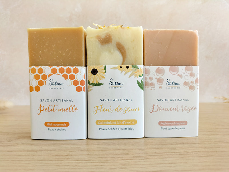 Coffret 3 savons, 1 shampoing & 1 chantilly karité - non parfumé