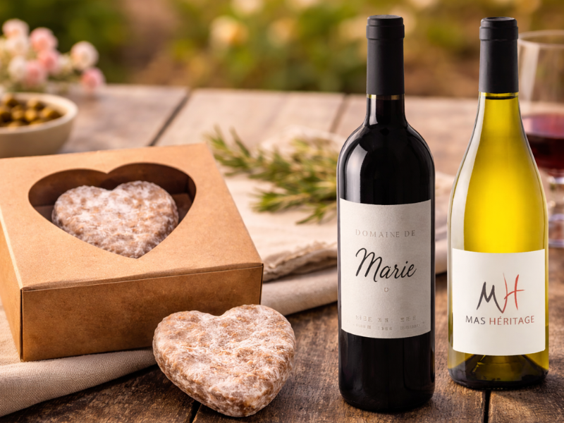 Coffret Fête des Mères Saucisson Coeur & Vin