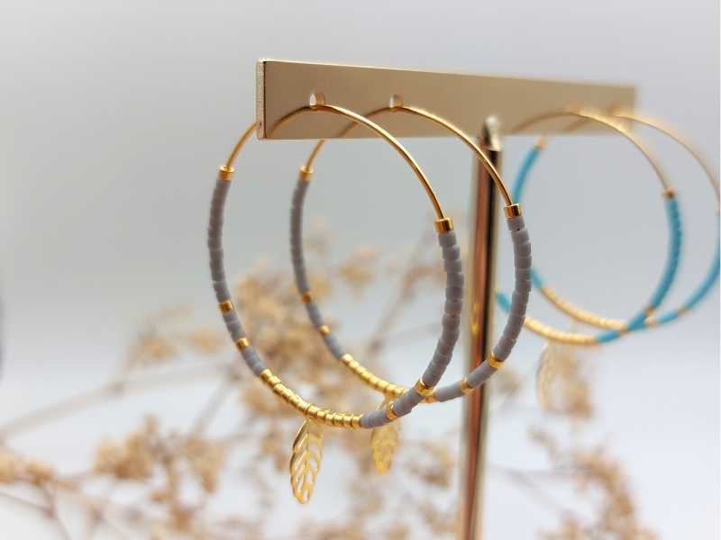 Boucles d'oreilles créoles JEANNETTE