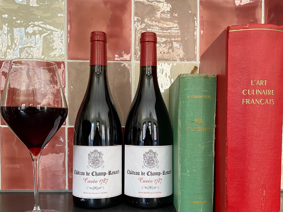 2 bouteilles de vin rouge Beaujolais Villages