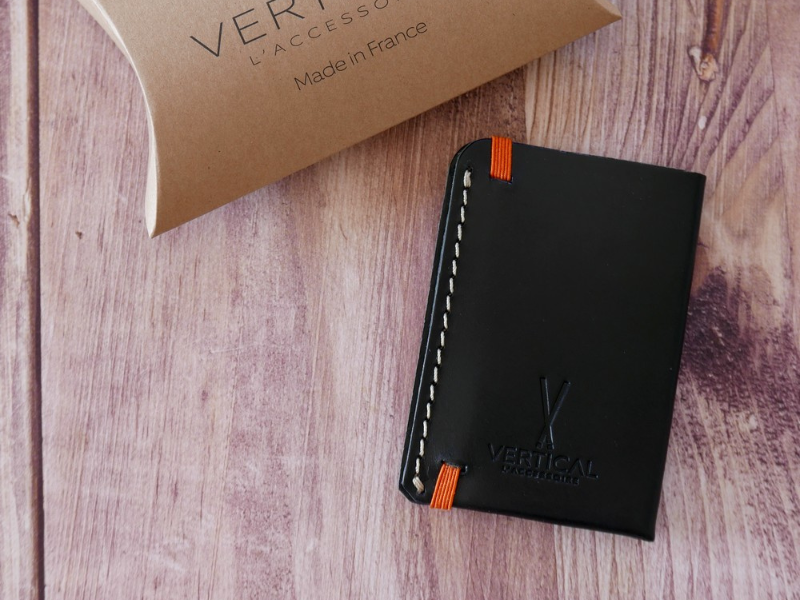 Portefeuille en cuir véritable