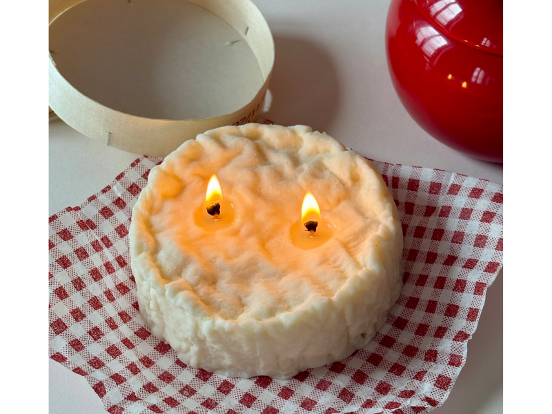 Deux bougies trompe l'oeil au choix