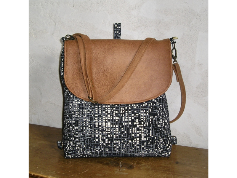 Sac bandoulière convertible sac à dos