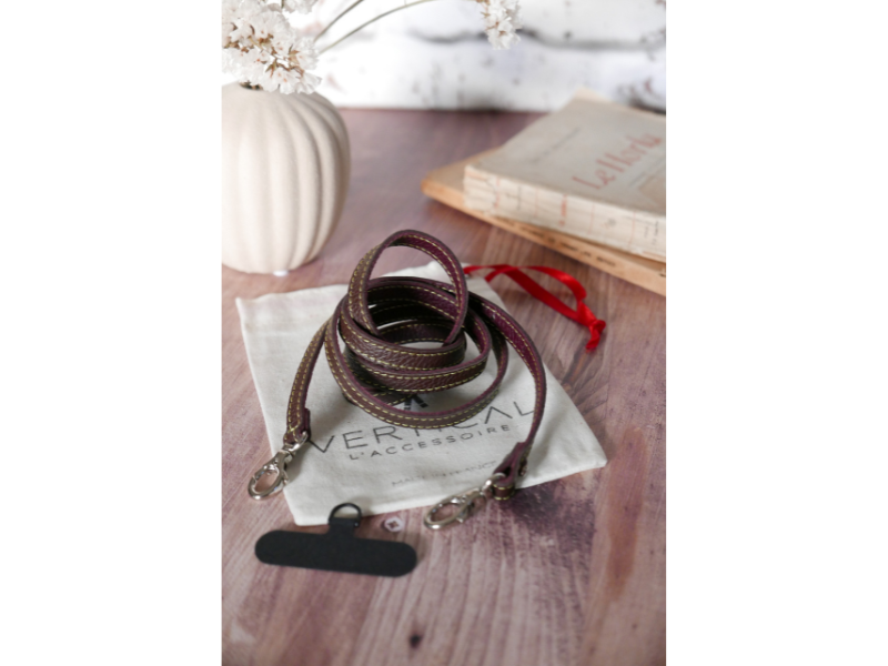 Lanières cuir pour smartphone