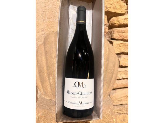 Coffret vin de Bourgogne 1 bouteille de blanc Mâcon-Chaintré Château de Chaintré