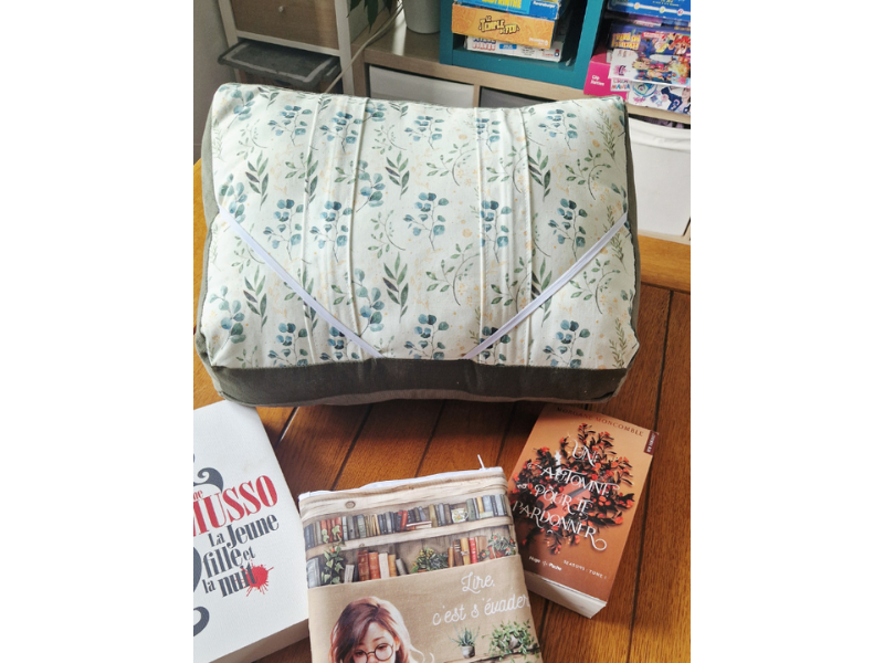 Coussin lecture 2 en 1