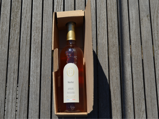 Coffret 1 cuvée bio sans alcool de Merlot 75cl