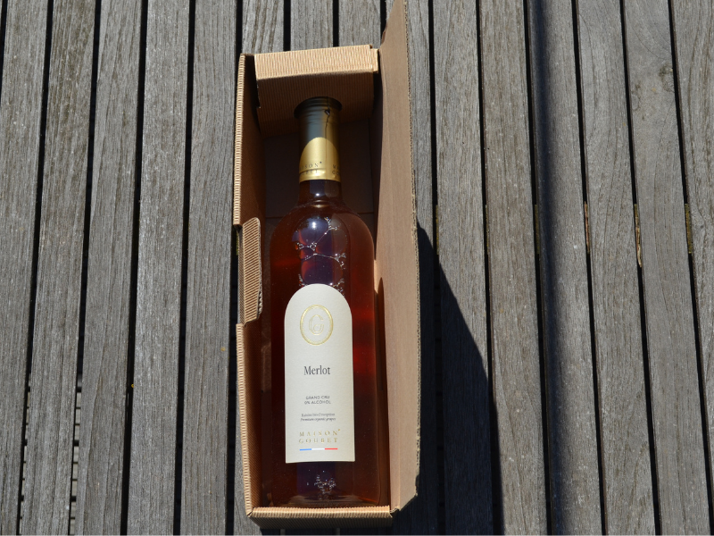 Coffret 1 cuvée bio sans alcool de Merlot 75cl