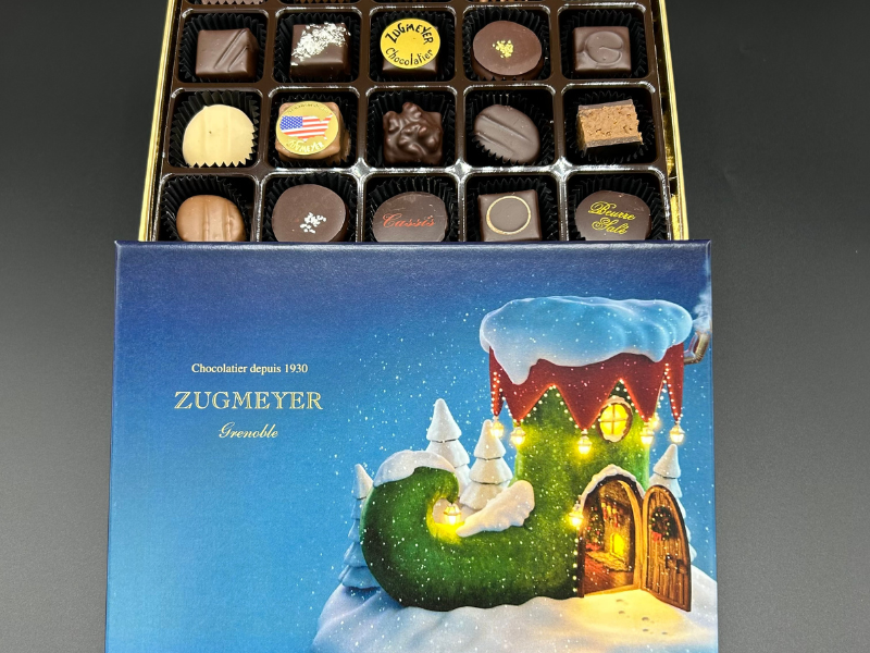 Coffret de Noël : 20 pièces de chocolats