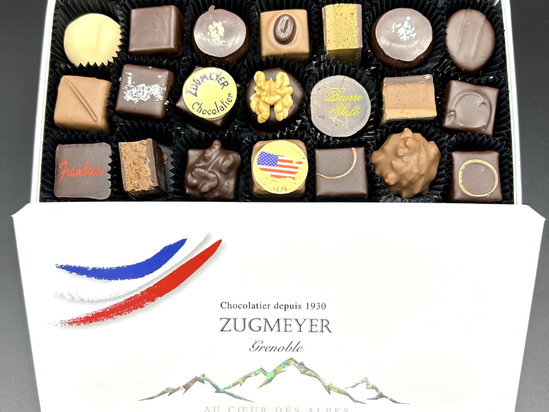 Coffret Au Cœur des Alpes : 21 chocolats