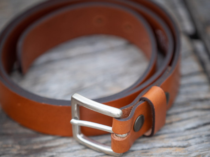 Coffret Ceinture cuir véritable + Boucle de couleur au choix