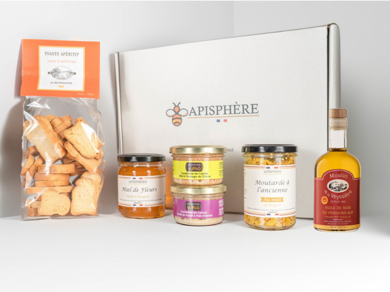 Coffret de l'Alliance de producteurs du Périgord : Miel, Huile de Noix et Terrines