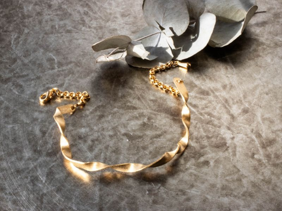 Bracelet jonc torsade