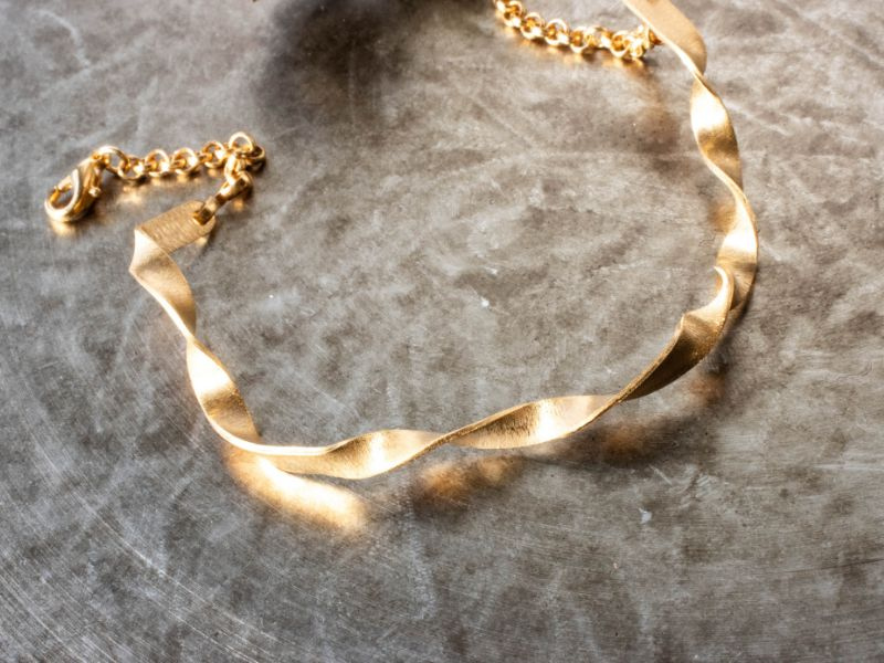 Bracelet jonc torsade