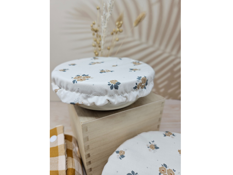 Coffret Zéro Déchet Cuisine – Essuie-Tout Lavable & Charlottes Couvre-Plats