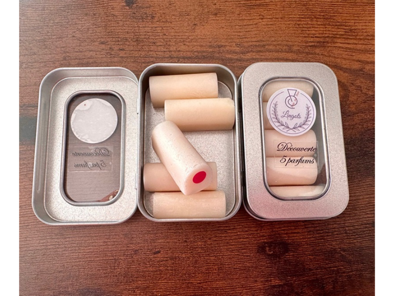 UN BRULE-PARFUM & 3 Boites LINGOTS DECOUVERTE