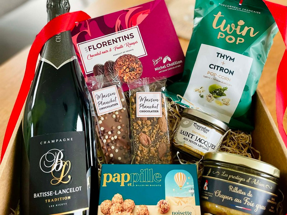 COFFRET D'EXCEPTION : CHAMPAGNE & METS