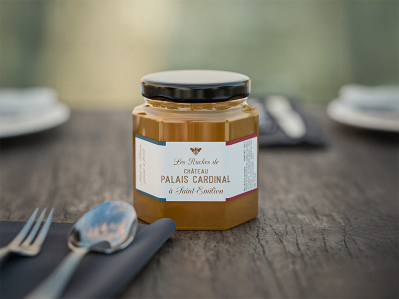 Coffret Saint-Emilion, Miel, jus raisin et sel de vin