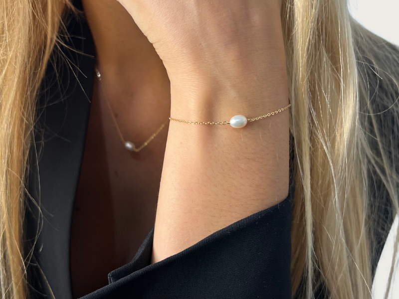 BRACELET L'ETERNEL - Perle d'eau douce