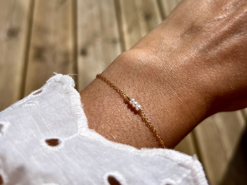 BRACELET L'INTEMPOREL - Perle d'eau douce